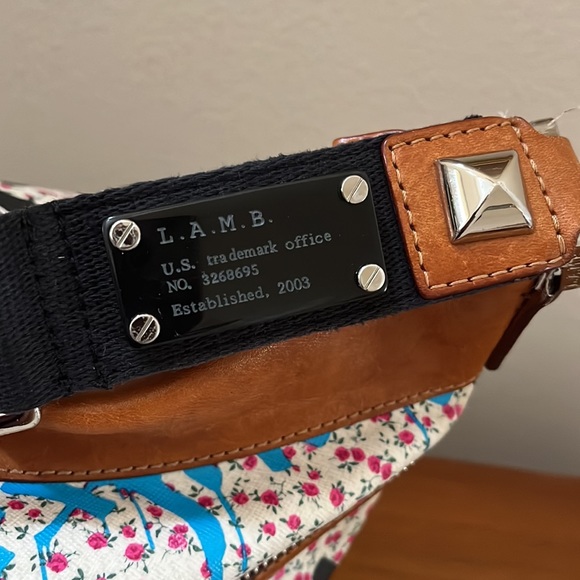 Authentic L.A.M.B Ditzy Graffiti Hobo Handbag - Picture 11 of 17